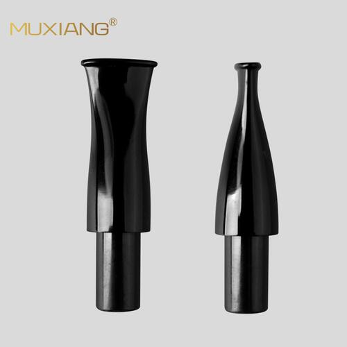 Wood cigarette pipe accessories acrylic cigarette holder straight handle curved handle short handle mouthpiece DIY production materials pipe tail