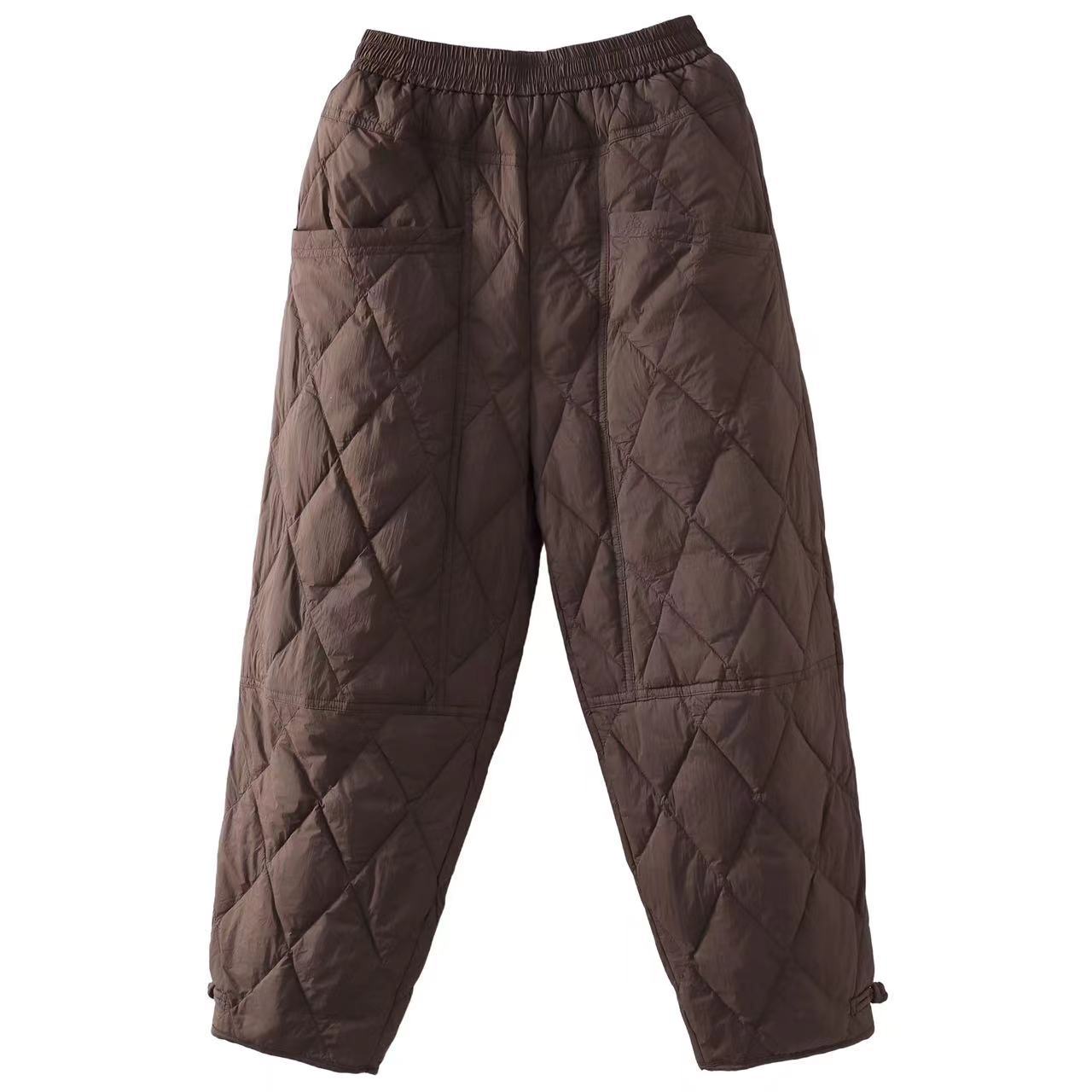 Solid fashionable warm trousers, 2025 years