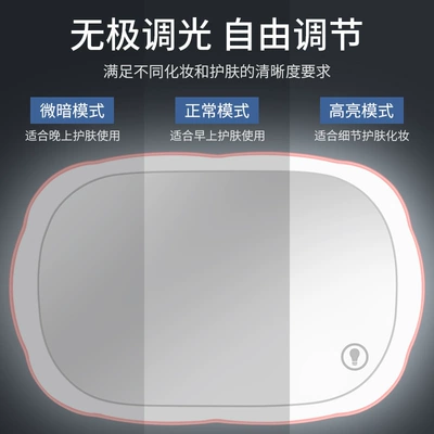 Makeup Mirror, Large field of view rear view auxiliary mirror