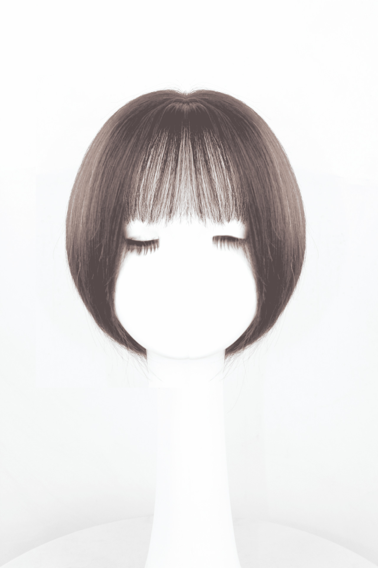 Simulation of large head leather 20CM bangs