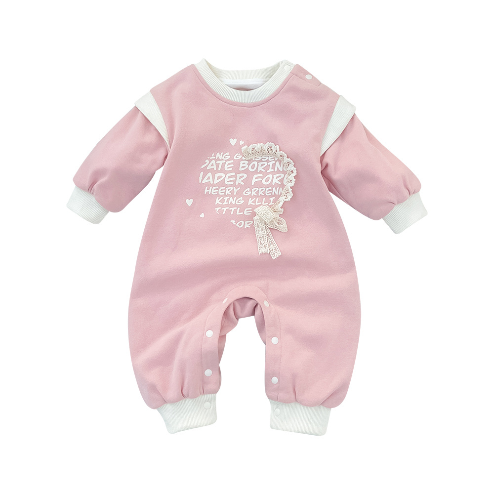 Ropa de bebé, ropa de primavera y otoño, mampara de manga larga, algodón, tipo A, pedo, lindo, super lindo, otoño, bebé, una pieza