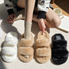 Demi-season comfortable footwear indoor for pregnant, slippers, double strap, wholesale