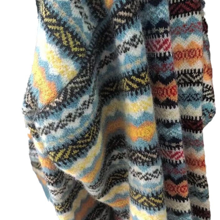 2024 m. rudens ir žiemos naujas madingas kontrastingas megztas kardiganas, švarkas, megztinis, moteriškas trumpas stilius_voghion.com