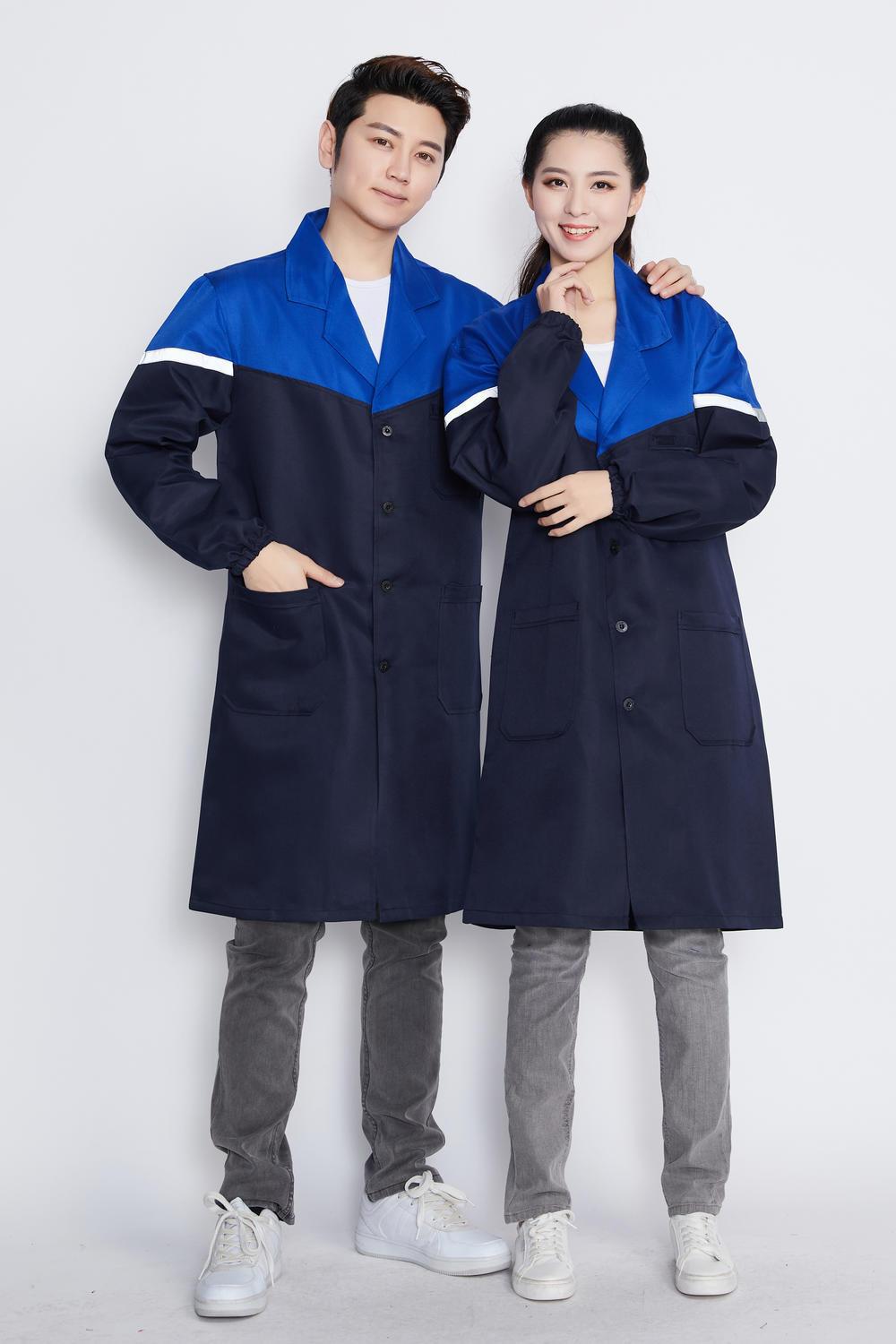 Navy blue and sapphire blue [thick color matching reflective strips] / Small size 45kg --- 65kg