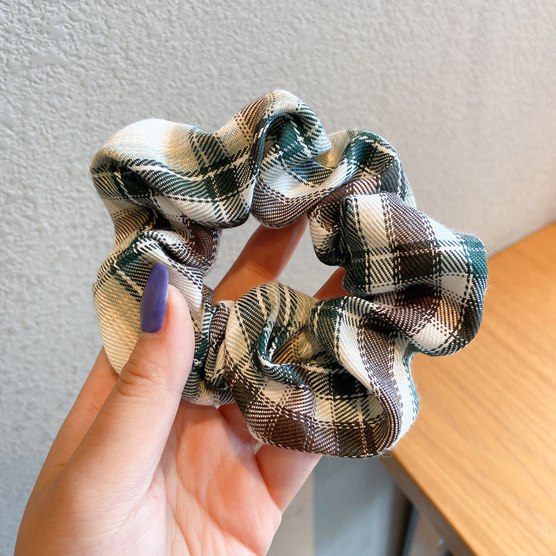 INS cerdo blanco intestino grueso anillo de pelo Super Niña de hadas Corea del Sur Internet celebridad mismo estilo BM intestino grueso anillo de pelo simple cuerda de pelo accesorios para el cabello