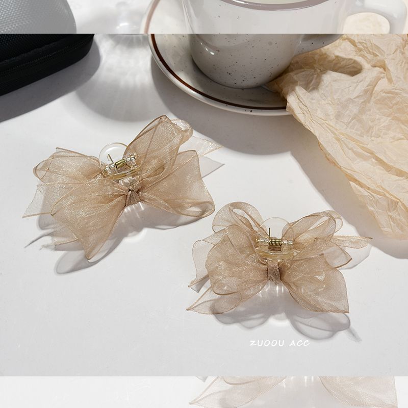 양면 싱글 샴페인 오간자