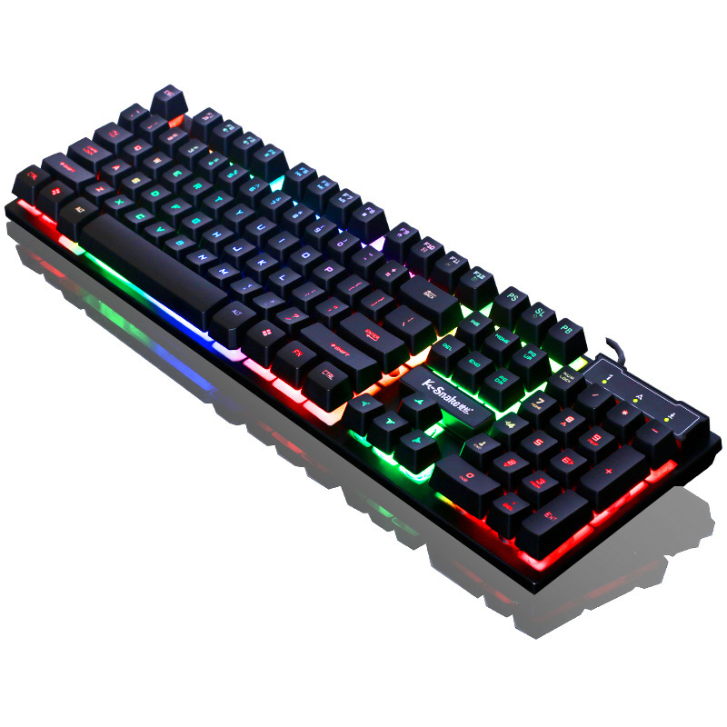 Viper K4 Wired USB Suspended Mechanical Feel Gaming Keyboard Office Home Desktop Notebook Luminous Keyboard
