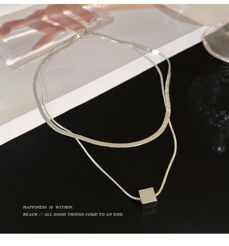 Fashion Geometric Titanium Steel Copper Plating Necklace 1 Piece