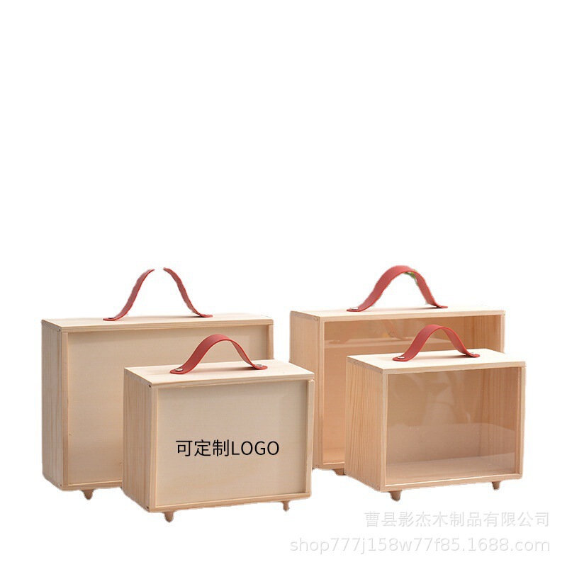 クリエイティブ卸売木製カバー付きデスクトップ装飾装飾品アクリル透明カバー付きおもちゃ手作り収納ディスプレイボックス|undefined