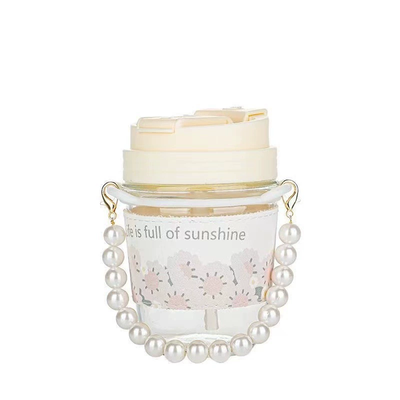 High quality coffee straw, creative glass