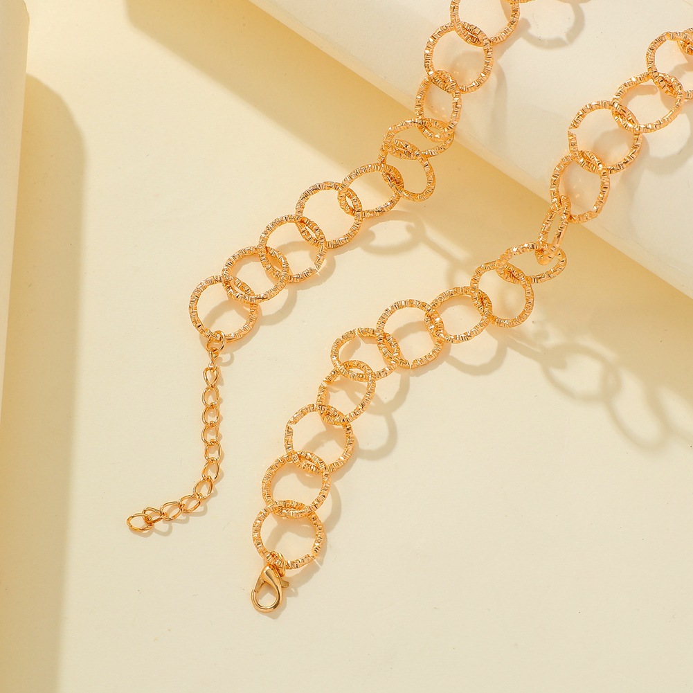 Fashion U Shape Iron Plating Unisex Necklace 1 Piece