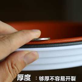 花盆托盘加厚底座接水花托塑料圆形垫深垫底拖盘白色底托花盘底盘