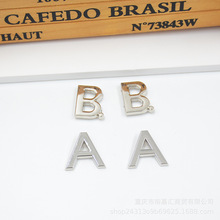 字母AB金属装饰扣手缝扣衣服帽子鞋装饰扣