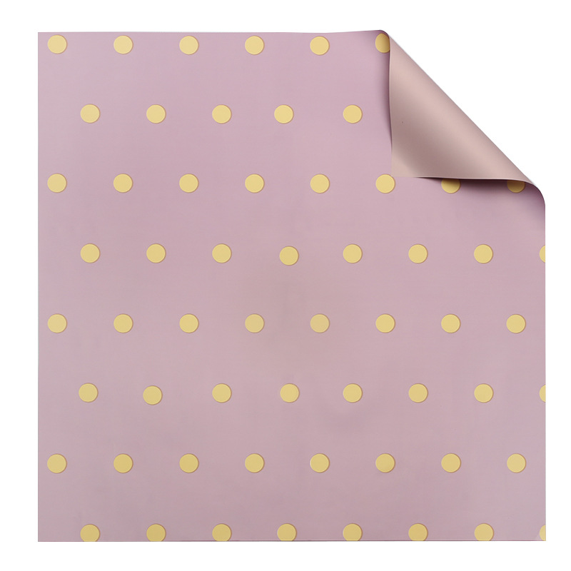 Huashi Wa Points Papel de embalaje de flores impermeable ramo DIY flor florista regalo de papel de embalaje de flores
