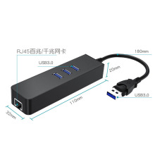 USB�D3.0HUBǧ�׾W���������W��usb�Drj45�Pӛ�����þW���־���