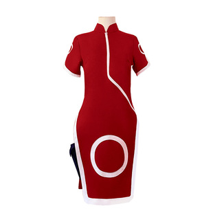 huoying Ninja KINOMOTO SAKURA cos Clothing Haruno Sakura Cheongsam Clothes Leggings Bitter No Bag cosplay Secondary Costume