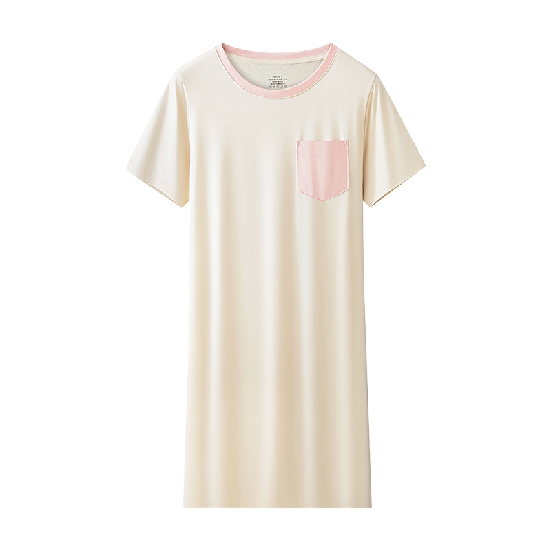 [Boutique de viaje] Nuevo estilo Youkessi primavera y verano camisón de mujer estilo delgado ropa de hogar informal puede salir pijamas