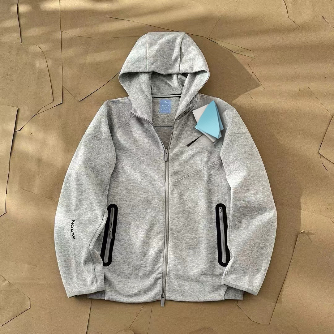 2025春クロスボーダー小フックカジュアルスポーツNOCTA連名フード付きジッパージャケットセットFD8454
