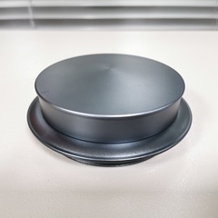 ディスク部品供給エポキシ円形磁気モジュールグレー茶葉缶合金蓋ゴムなし四点セット