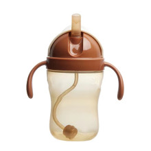 适配世喜奶瓶 PPSU鸭嘴吸嘴通用奶瓶配件一体式钢珠吸管广口奶瓶