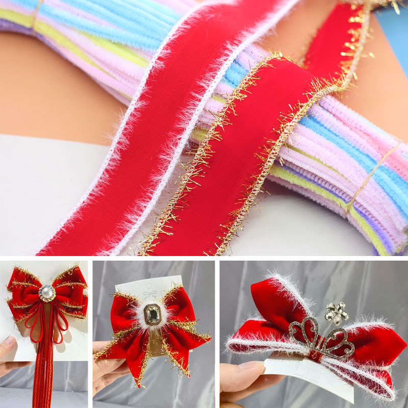 White hair band handmade