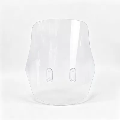 Motorcycle front windshield: high light transmittance aluminum - transparent-windshield