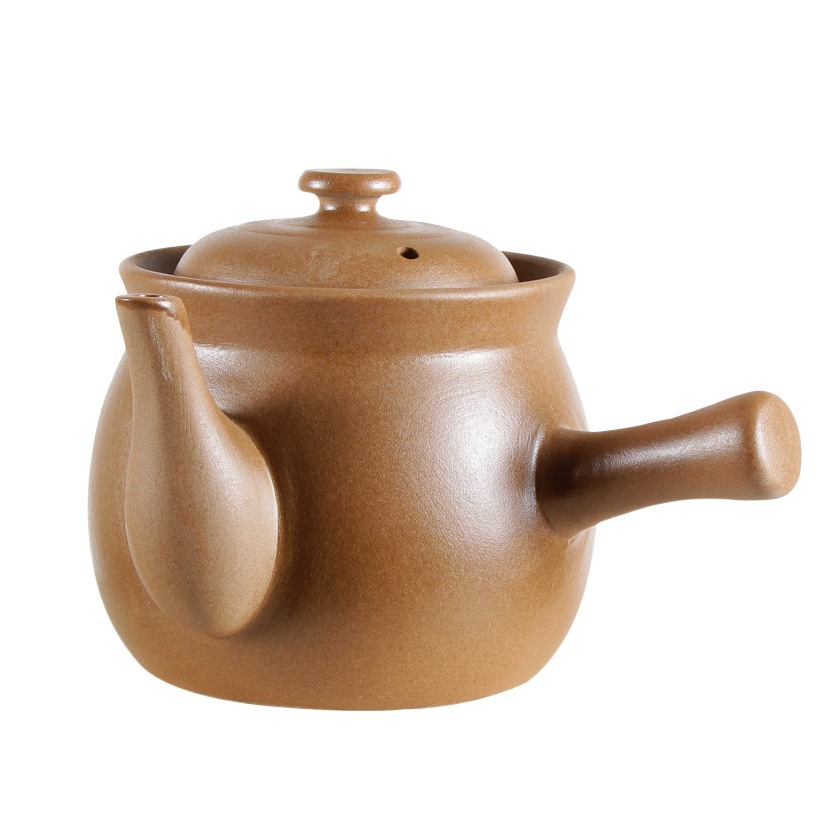 Pingding casserole inner glaze-free medicine pot Chinese medicine pot household ceramic traditional Chinese medicine casserole medicine pot soup pot stew pot