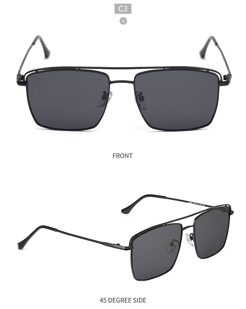 Wholesale Fashion Polarized Metal Sunglasses display picture 12