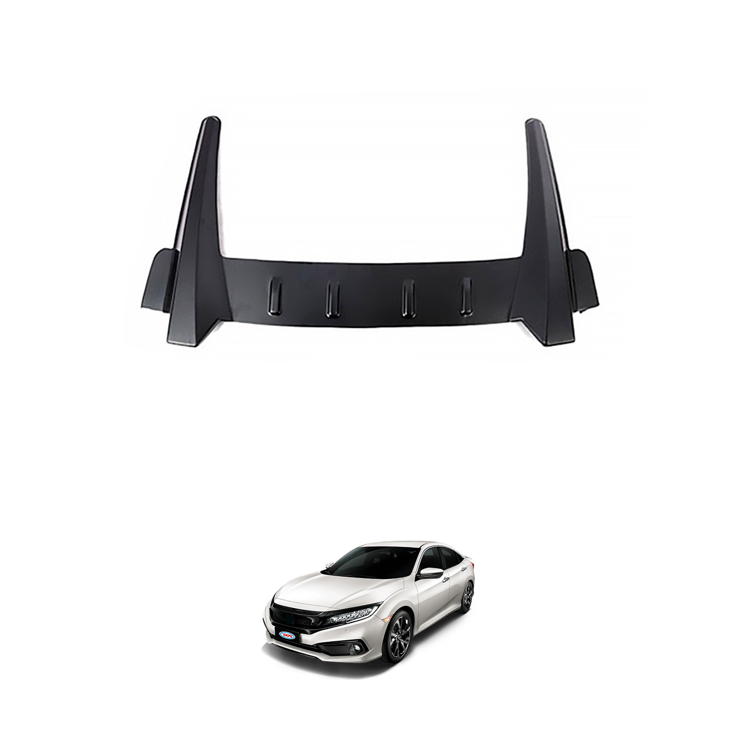 TXR es adecuado para Honda Civic, ala superior, ala trasera, modificación, persianas, accesorios especiales para civic