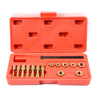 15-piece screw thread repair tool screw thread repair set screw thread repair auto repair tool set