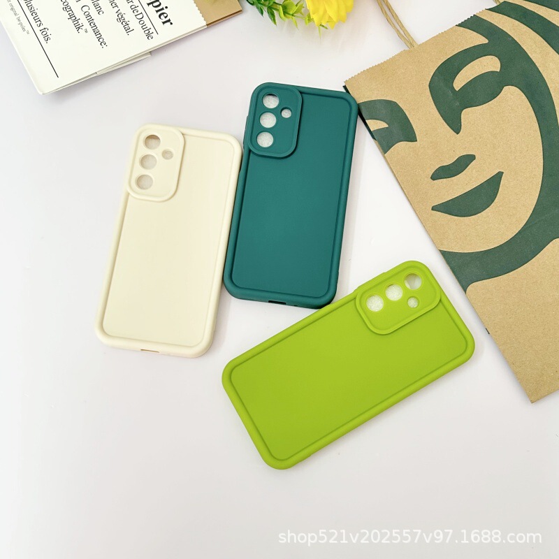 Ladder Emery TPU Phone Case for MOTO G85 Frosted Phone Case Solid Color Phone Case