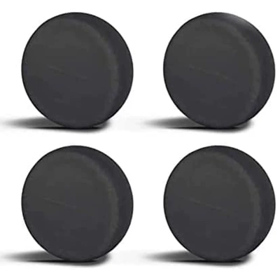 set 420D wheel cover — Spare wheel cover - suitable-for-tires-with-a-diameter-of-48-58cm-a-width-of-29cm-4-pieces-420d-oxford-cloth-black