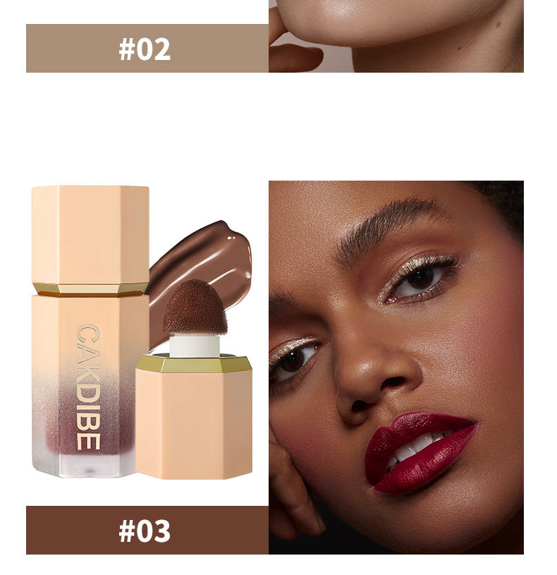 Natural three-dimensional Lightweight Concealer Beauty Highlighter Moisturizing, Breathable and brightening Liquid_voghion.com