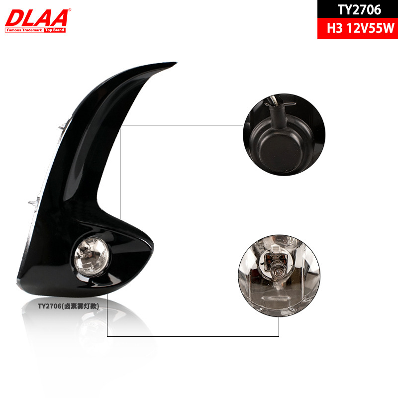 Aplicable a Toyota 20 / 21 nuevo conjunto de luz de niebla frontal Vizi LED luz diurna luz de niebla de barra frontal