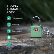 出国旅游TSA海关锁钥匙挂锁箱包行李箱储物柜锌合金海关挂锁