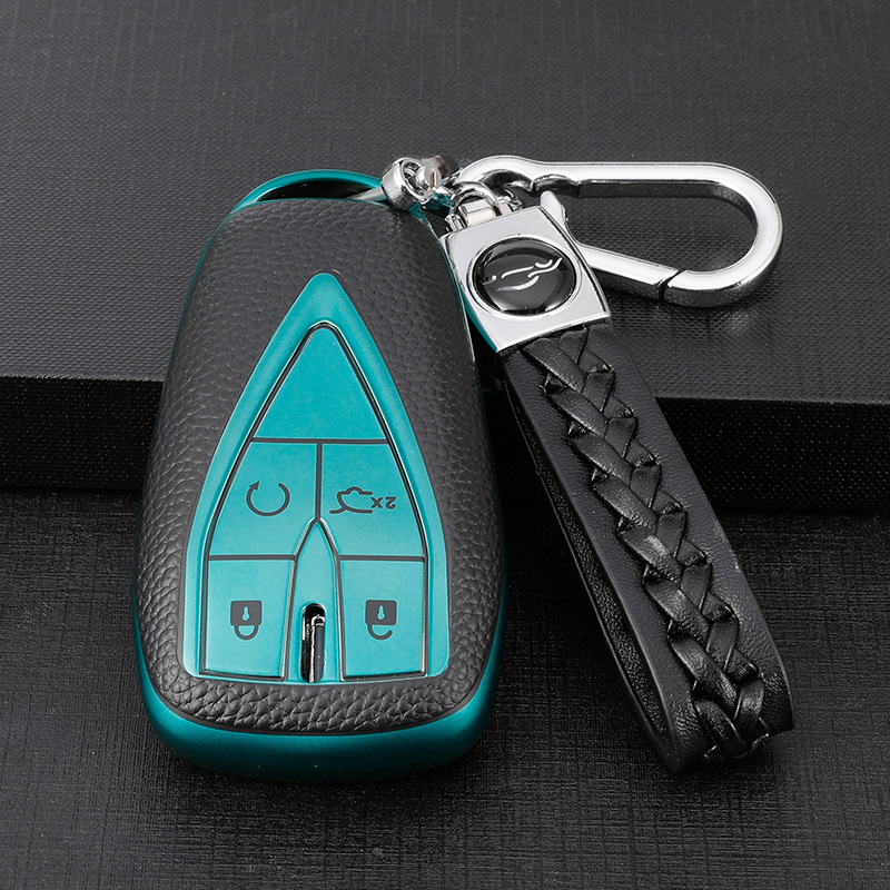 Adecuado para Chang'an Auchan X5 clave caso Auchan X7/x7EV coche clave caso hebilla de control remoto de protección Shell