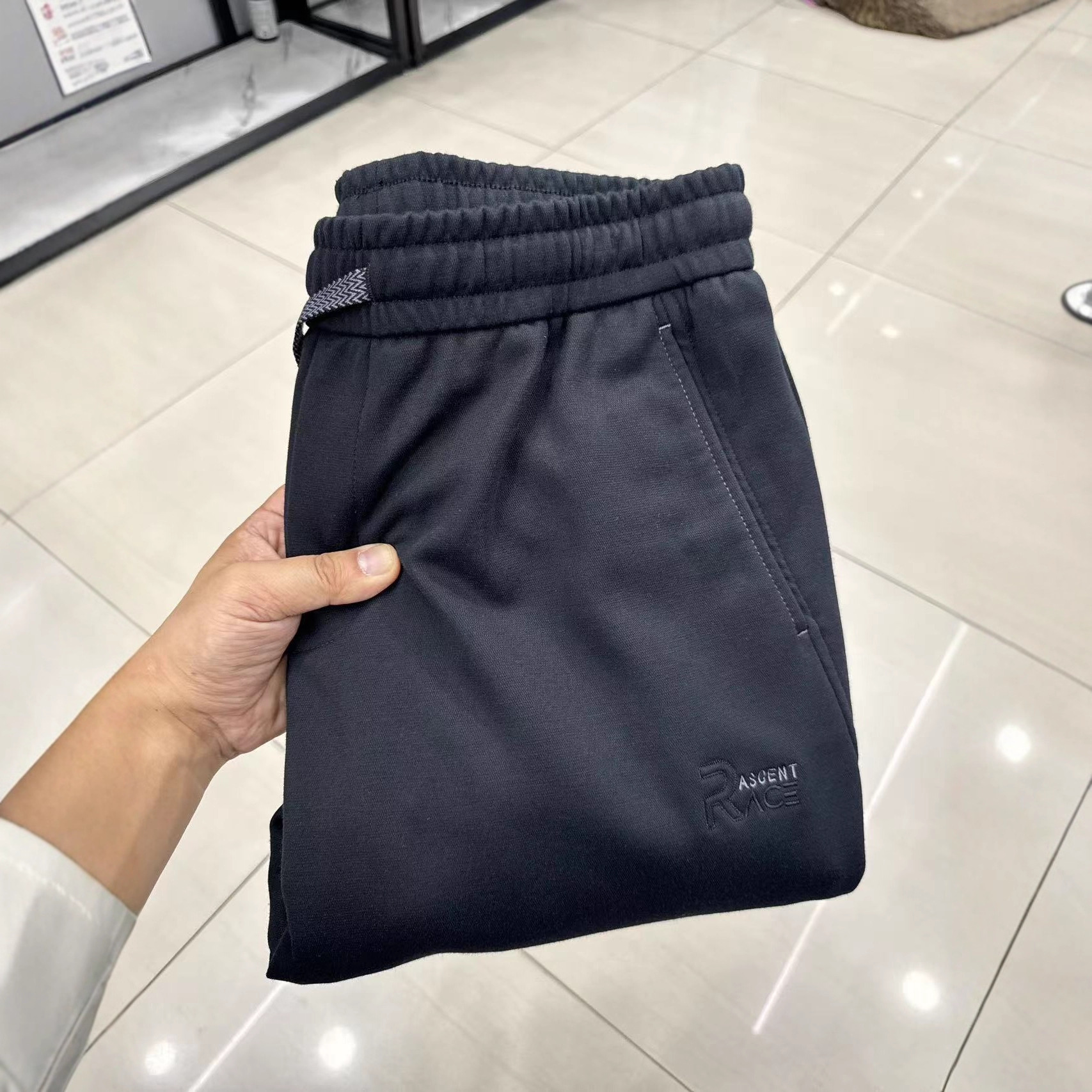 【海家】专柜358 秋季莫代尔九分锥形弹力宽松休闲裤舒适3Y310A