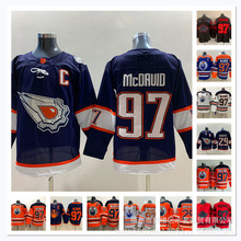 NHL埃德蒙顿油工队McDavid#97Draisaitl#29A/C标主场冰球服Oilers