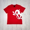 Red accessories, with short sleeve