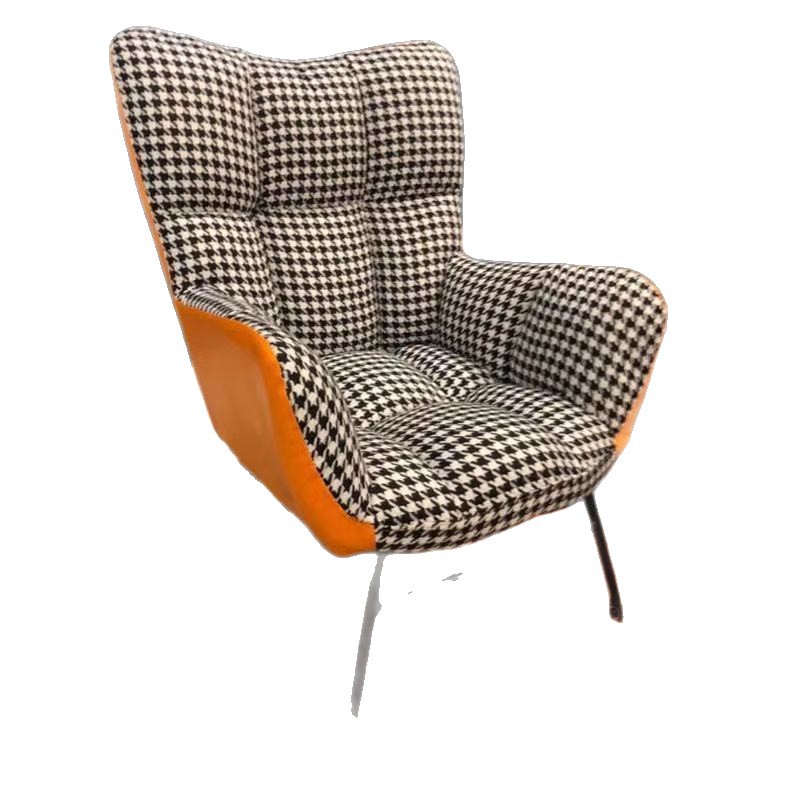 Silla de mecedora nórdica sala de estar doméstica dormitorio de cashmere individual balcón siesta casual sillón de mecedora siesta