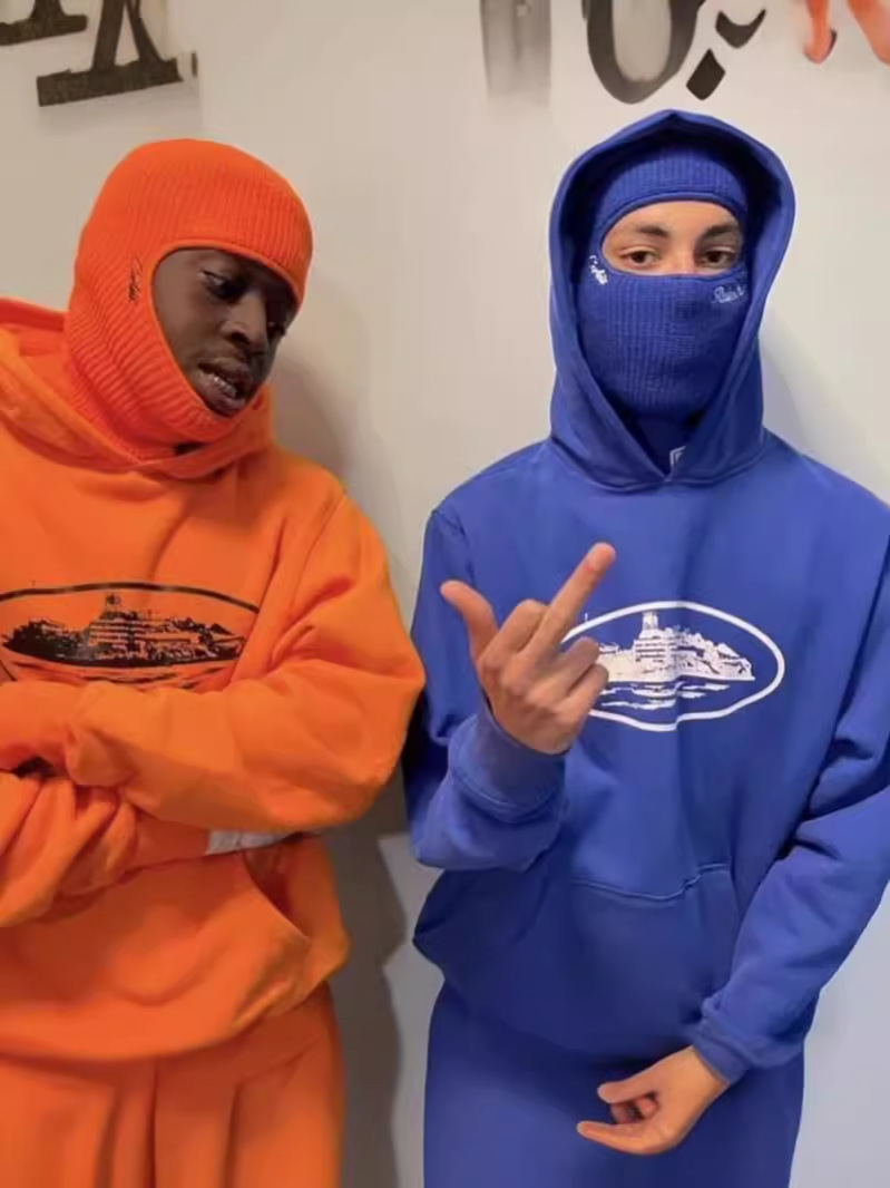 Diseño de nicho americano marca de moda CORTEIZ suéter de Alcatraz para hombre otoño e invierno ins street con capucha sudadera traje de pareja