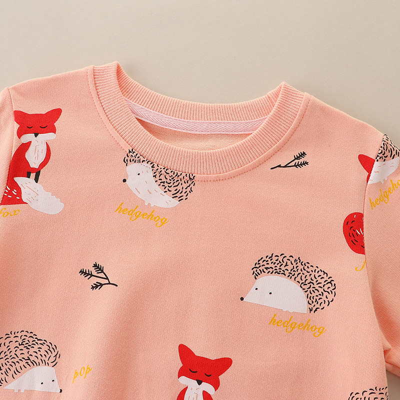 Sudadera niño 2024 otoño estilo europeo estampado manga larga​