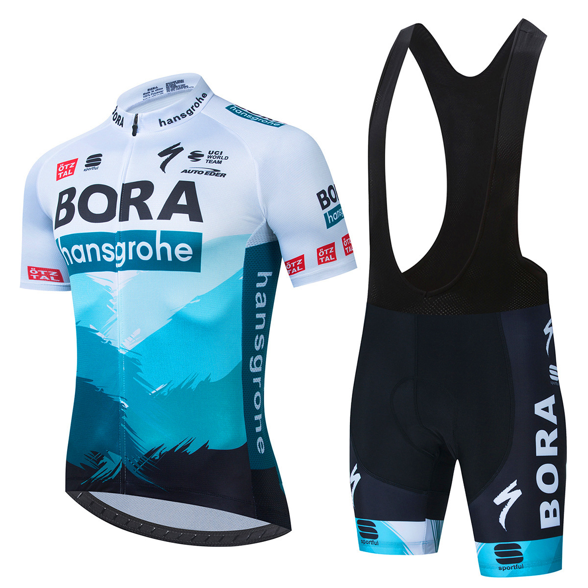 2021 nueva versión del equipo ropa de ciclismo manga corta traje los hombres y las mujeres bicicleta montaña ropa al por mayor disponible