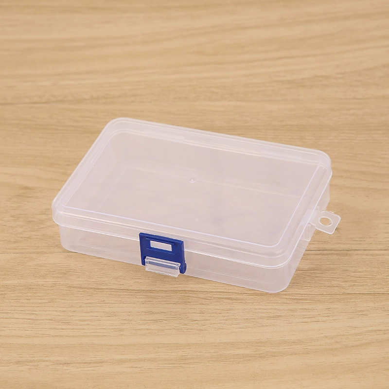 Прозрачная пластиковая коробка PP прямоугольная соединенная флип пластиковая упаковочная коробка аппаратные части инструмента ящик для хранения