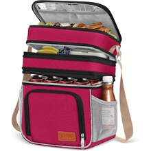 P 46612 Waterproof Insulated Lunch Bag ˫��б����Ͱ� ��
