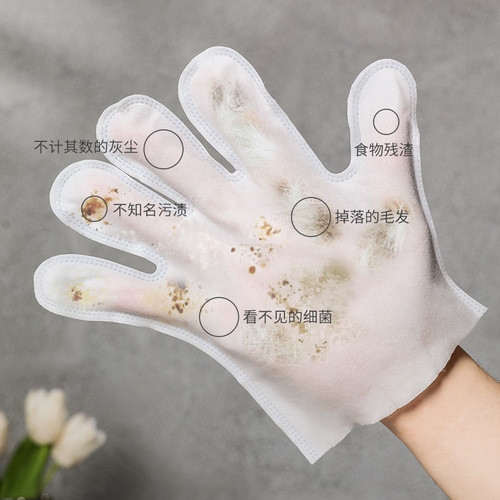 Pet Disposable Gloves Dog Bathing Deodorizing Disposable Cat Cleaning Dry Cleaning Pet Supplies 8 Pack Wet Wipes