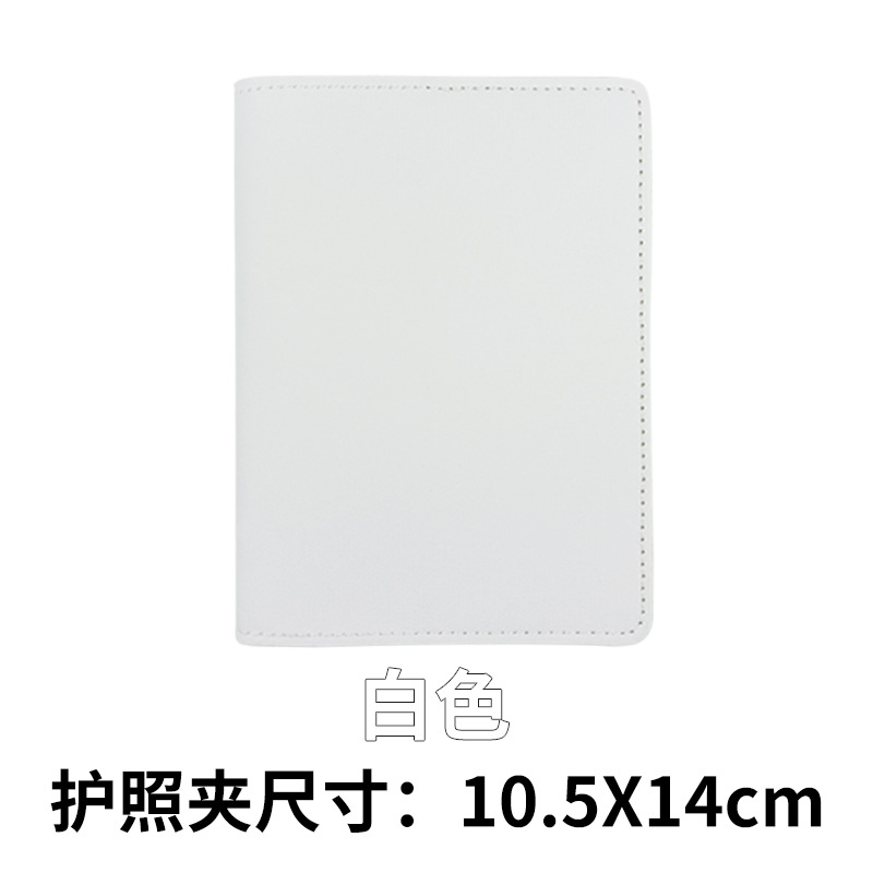 Tarjeta de embarque de punto transfronterizo, piel de pu gruesa, cartera de pasaporte LOGO, bolsa de pasaporte con tarjeta de papel, juego de etiqueta de equipaje