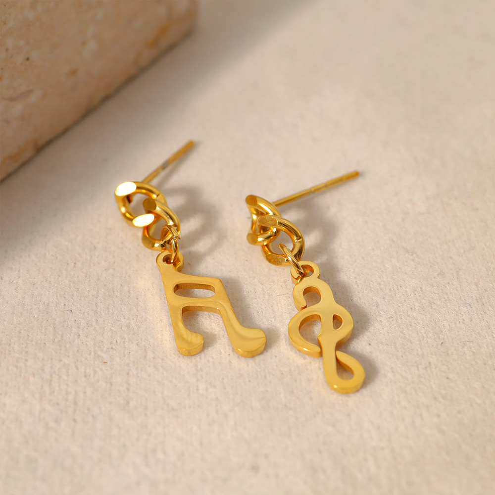 Oferta especial experiencia europea y americana joyería de acero titanio vacío galvanoplastia no decoloración no alérgica joyería pendientes collar fábrica al por mayor