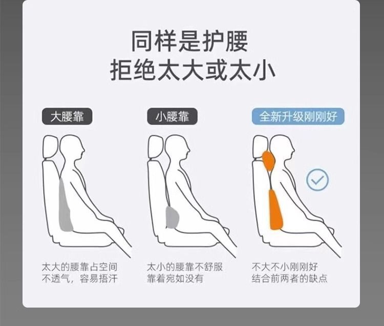 Travel Office Lumbar Support Pillow Set, Portable Lumbar Cushion for Airplane and High-Speed Rail, Office Lumbar Pillow for Prolonged Sitting