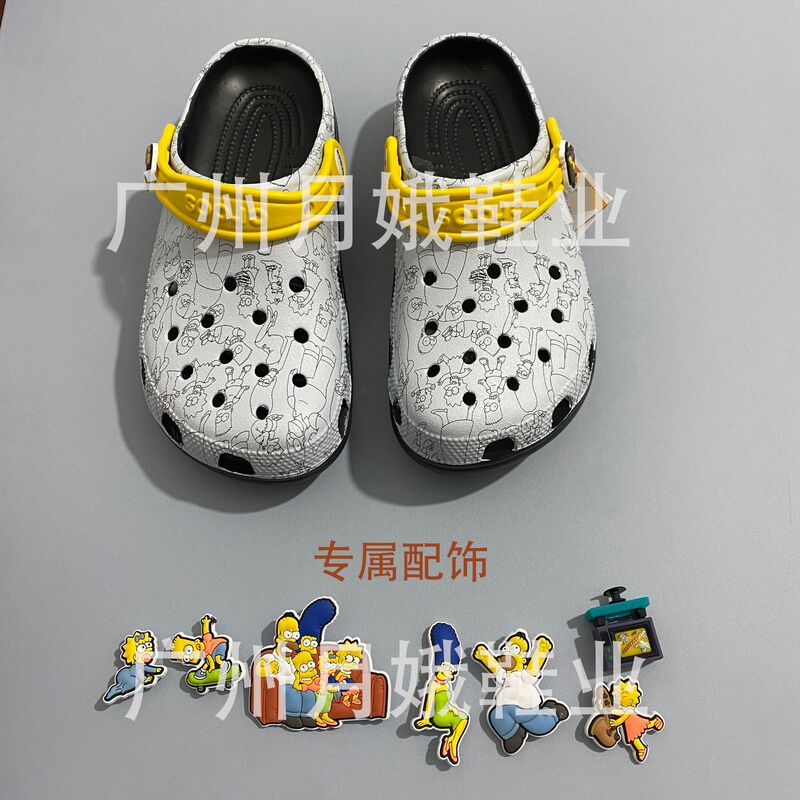 The Simpsons Family Style Unisex Clogs, Couple's Eva Non-Slip Beach Sandals, Crocs Outdoor Slippers